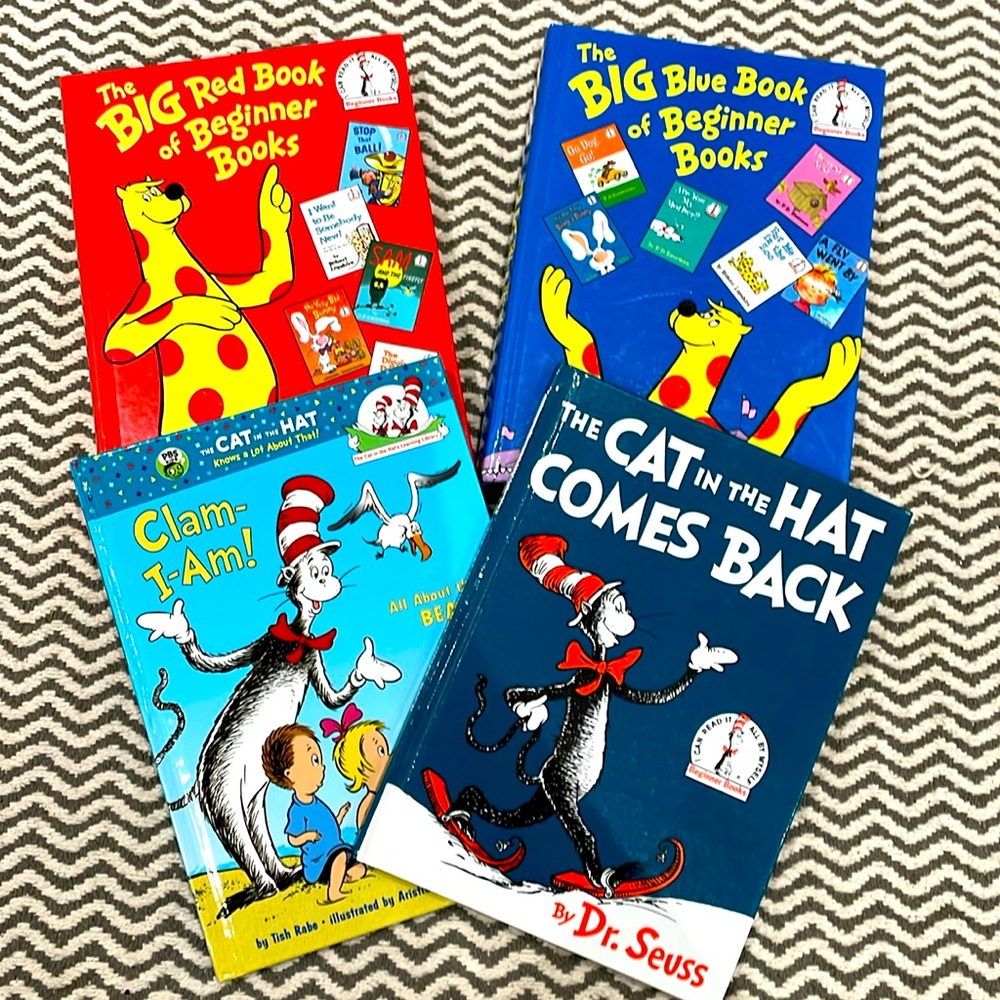 HUGE Collection of Dr. Seuss Stories - 14 stories in 4 books